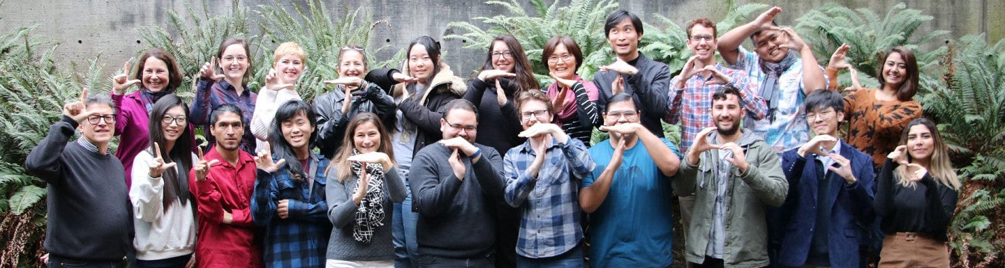 linguistics graduate student cohort group photo