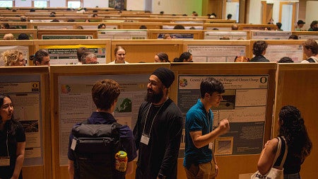 Students at the 2023 Undergraduate Research Symposium