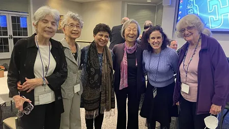 group of women posing