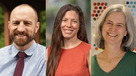 three headshots of recipients