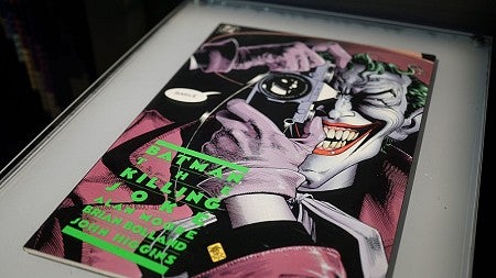 a framed cover of the Killing Joke