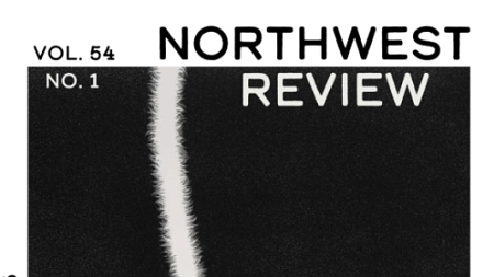 cover of northwest review in black and white