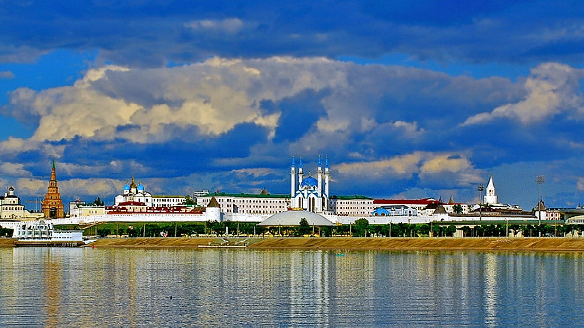 Panorama view of Kazan Kremlin