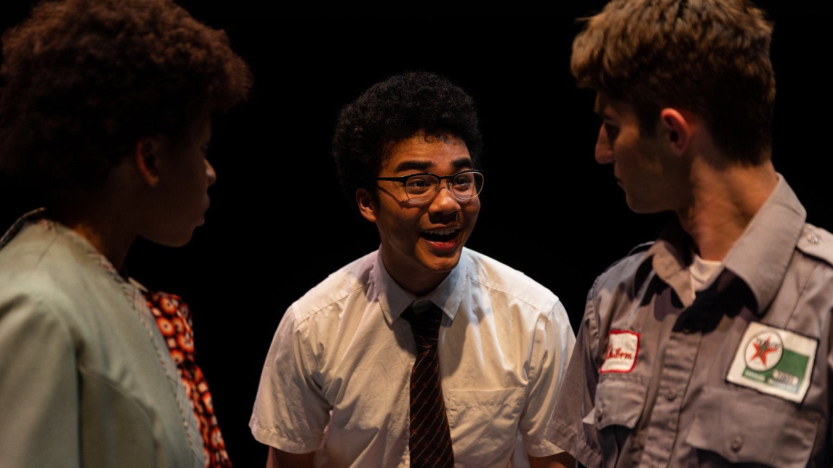 Students in a play