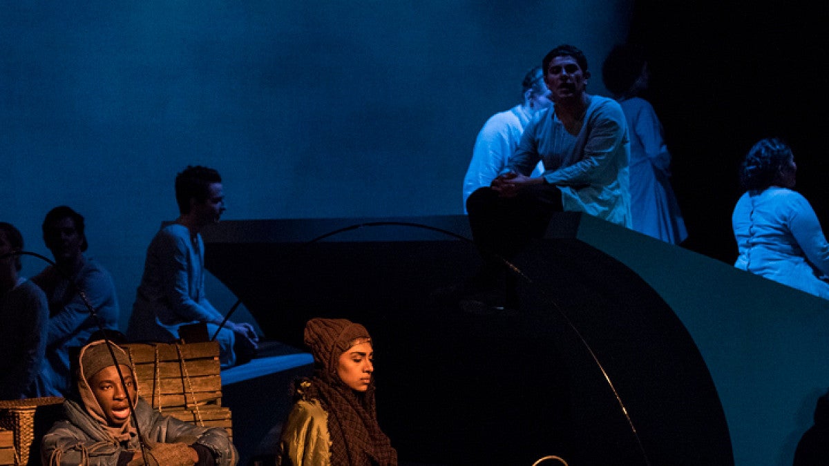 Students in a play