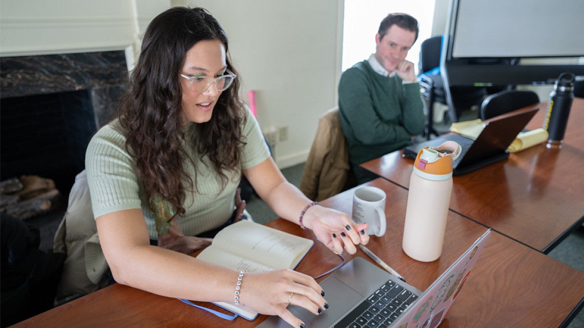 Students sitting at desk