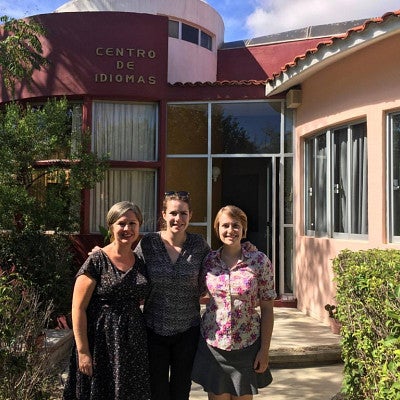 Sarah Murphy (2015), Kathryn Carpenter (2016) and Annelise Marshall (2016)