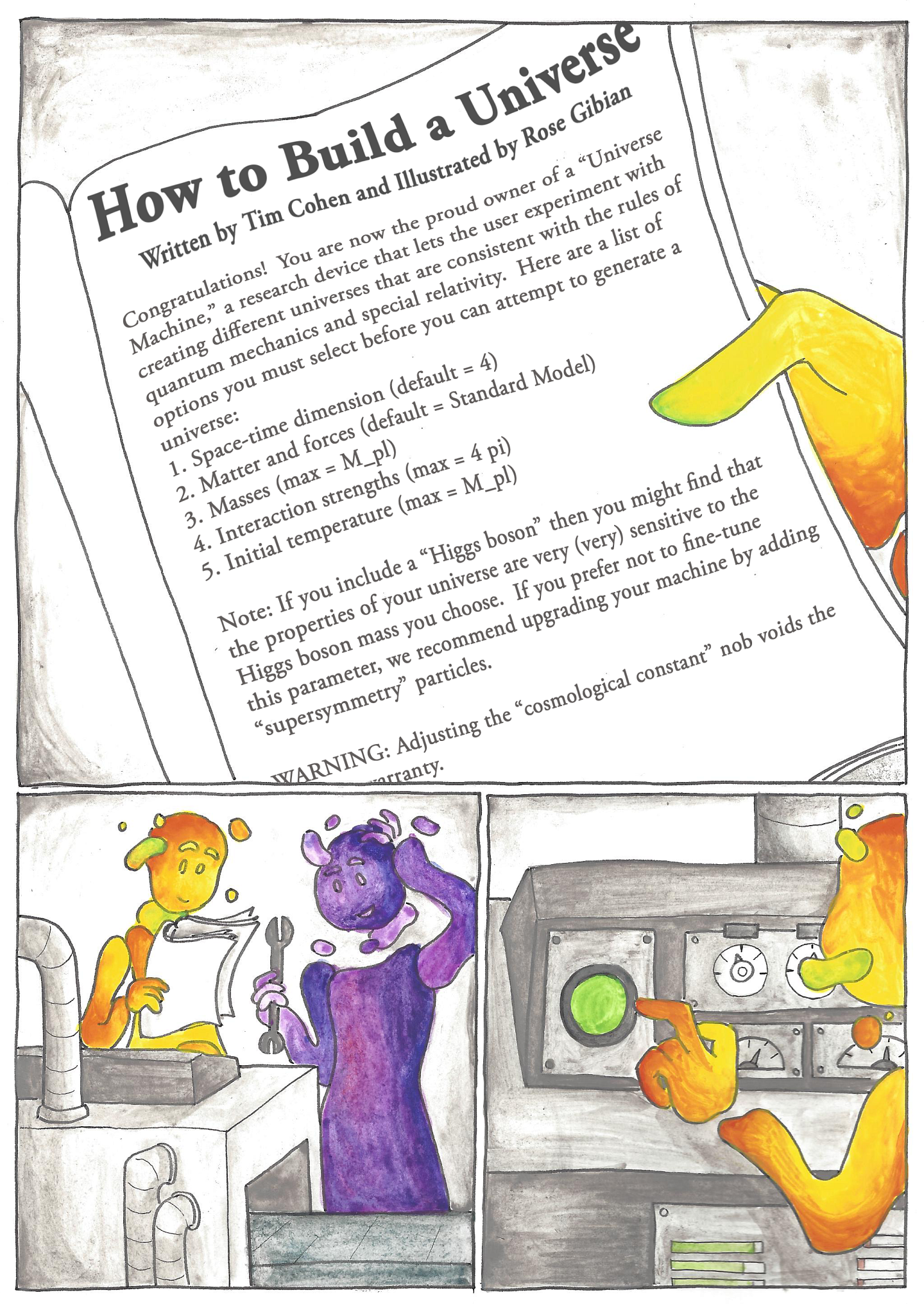 Cover page of student project