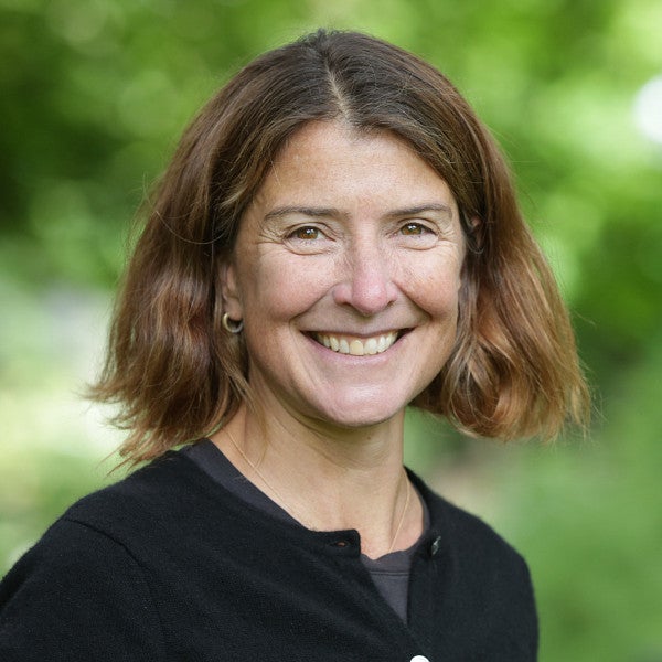 associate professor of comparative literature Leah Middlebrook smiles at camera